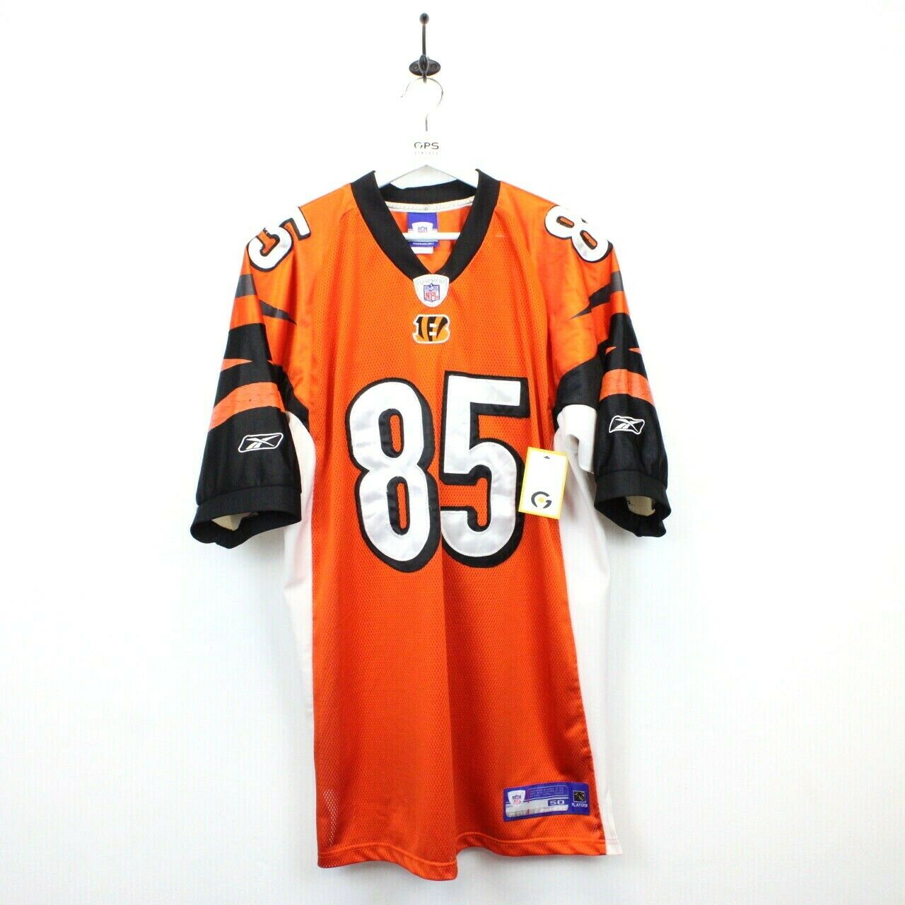 Vintage REEBOK NFL Denver Broncos American Football Jersey Orange XL