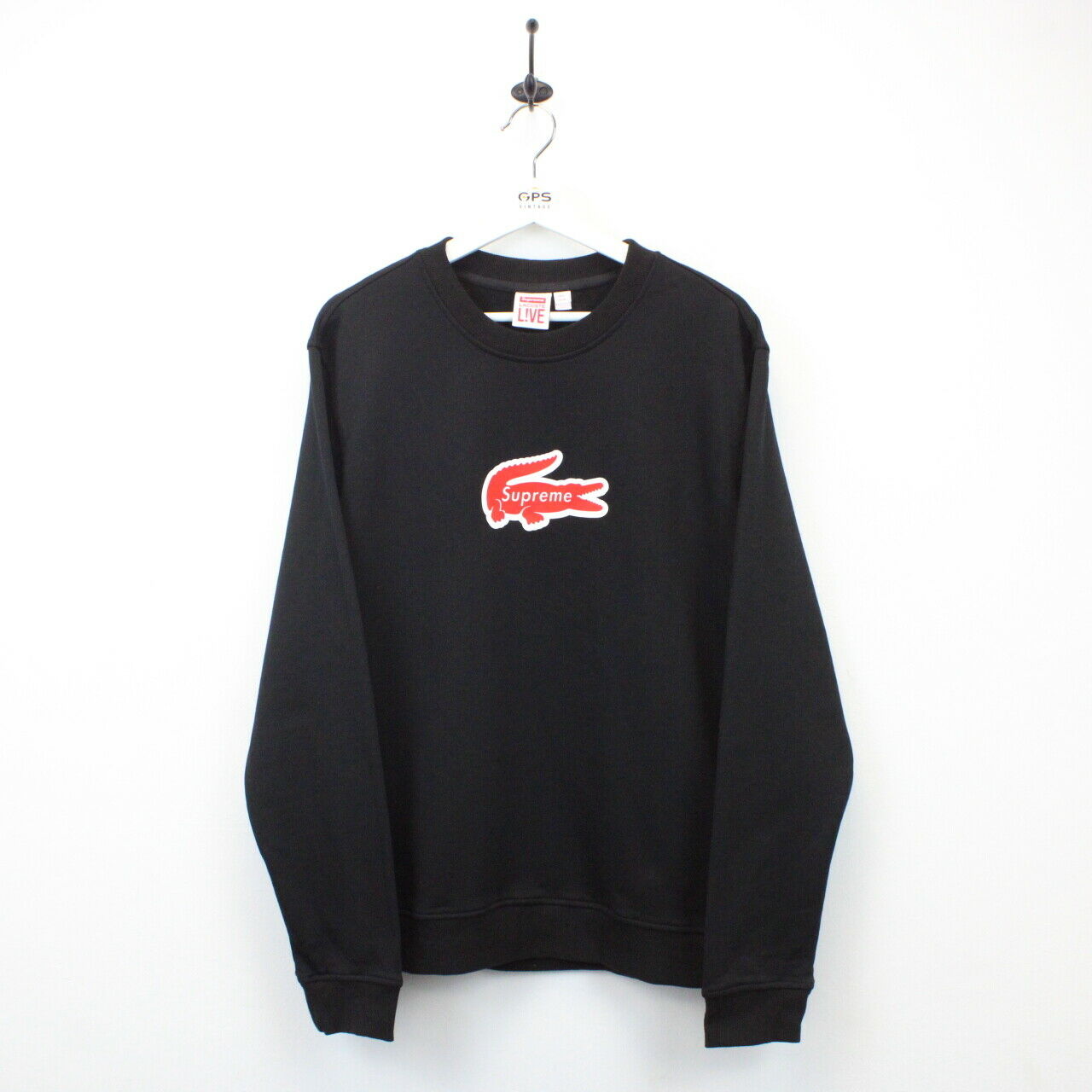 Supreme x deals lacoste sweatshirt