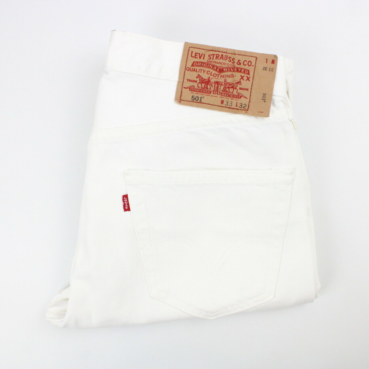 LEVIS 501 Jeans White | W33 L32 – GPS Vintage