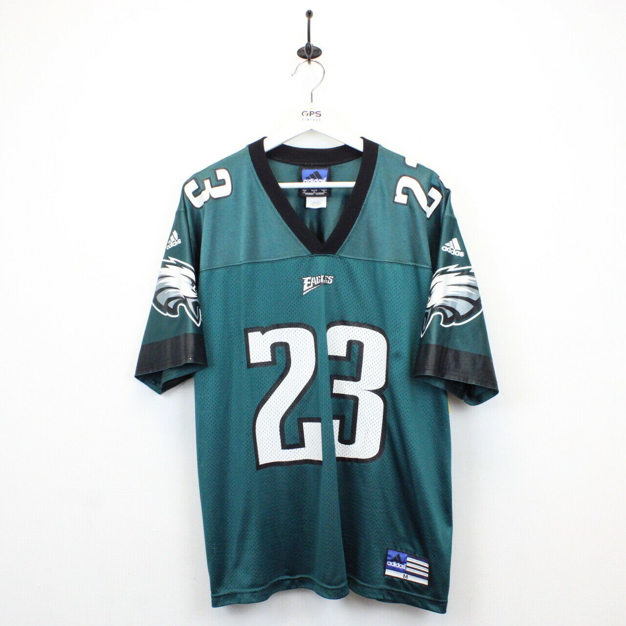 2008-11 PHILADELPHIA EAGLES SAMUEL #22 REEBOK ON FIELD JERSEY (HOME) L -  Classic American Sports