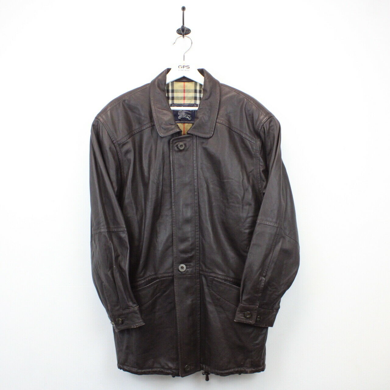 Vintage burberry 2024 leather jacket