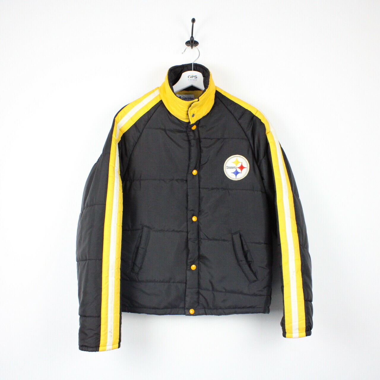 Black 90's Pittsburgh Steelers Jacket