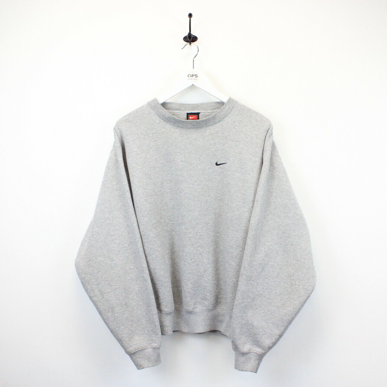 Vintage grey nike on sale sweatshirt