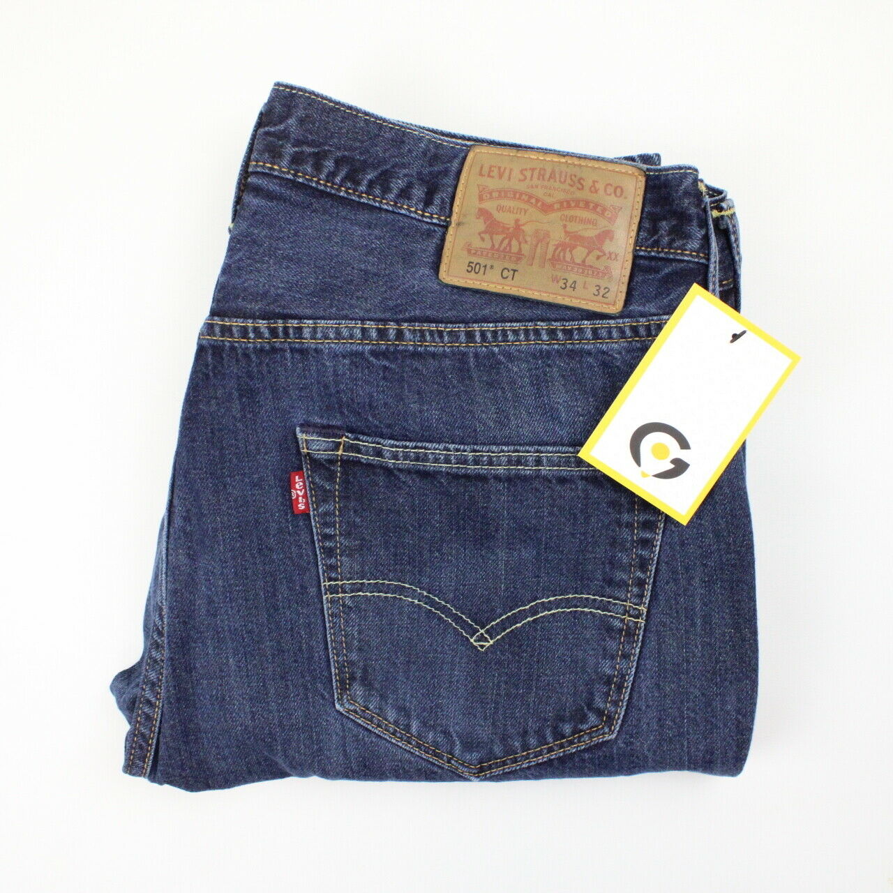 LEVIS 501 CT Jeans Dark Blue | W34 L32 – GPS Vintage