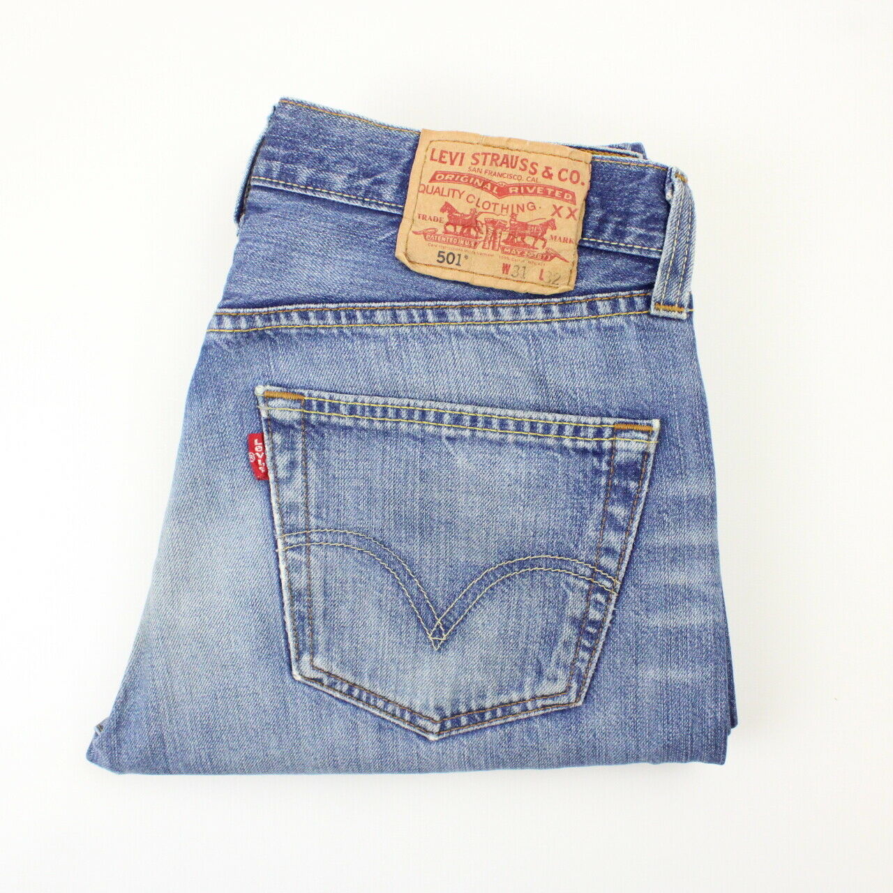 LEVIS 501 Jeans Mid Blue W31 L30