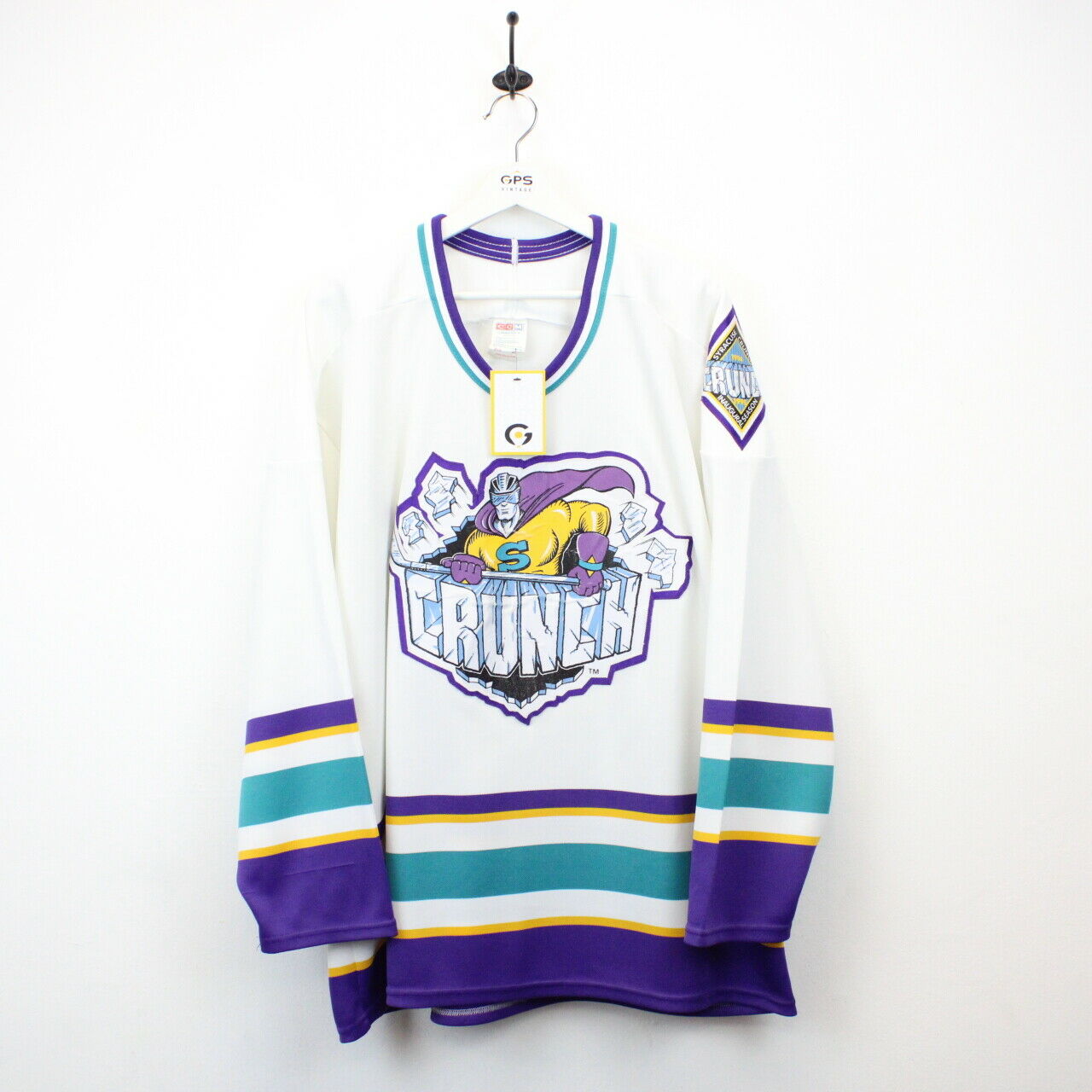 These Syracuse Crunch jerseys are super 90's and so are these 6