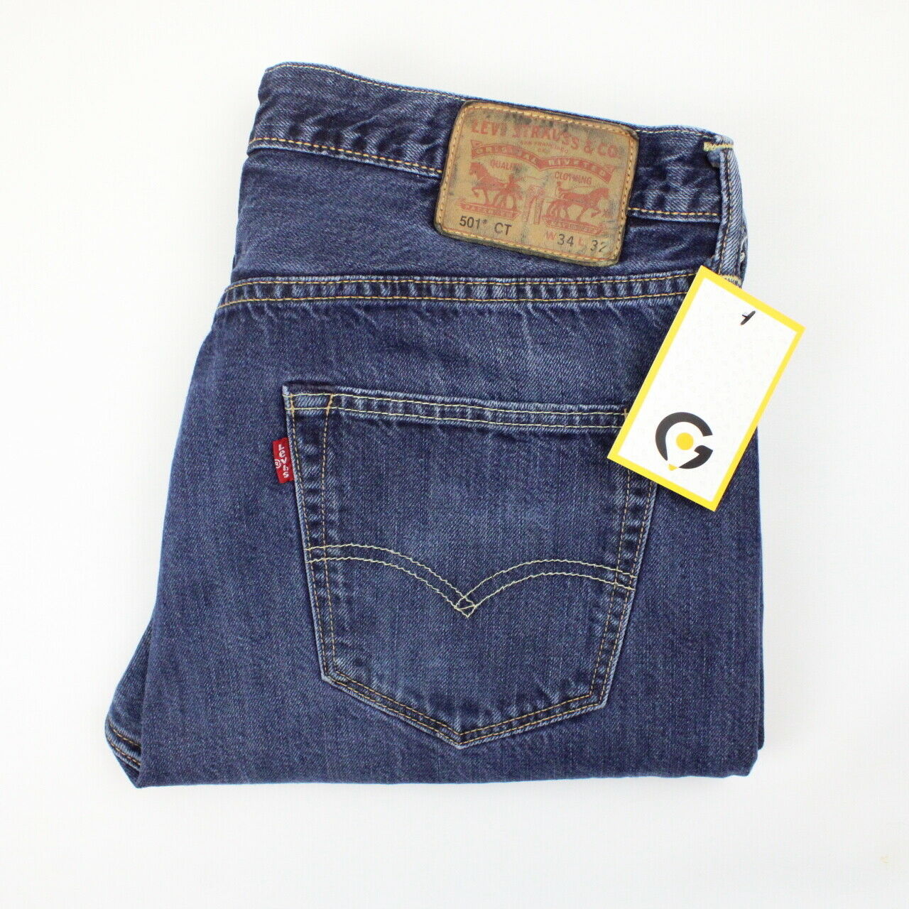 LEVIS 501 CT Jeans Mid Blue | W34 L30 – GPS Vintage