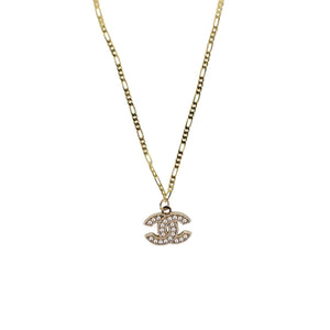 Reworked CC Necklace Womens Figaro | Pearl