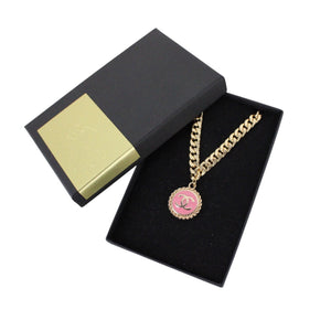 Reworked CC Necklace Womens Cuban | Pink