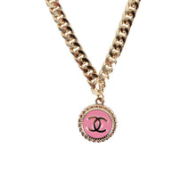 Load image into Gallery viewer, Reworked CC Necklace Womens Cuban | Pink
