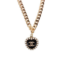 Load image into Gallery viewer, Reworked CC Necklace Womens Cuban | Black
