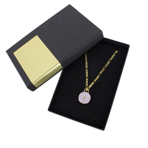 Reworked LV Necklace Womens Figaro | Purple