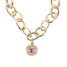 Load image into Gallery viewer, Reworked LV Necklace Womens Choker | Pink
