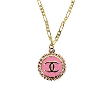 Load image into Gallery viewer, Reworked CC Necklace Womens Figaro | Pink
