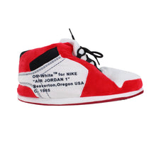 Load image into Gallery viewer, AJ 1 OFF White Trainer Slippers Retro Hi Top Sneakers | Red
