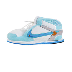 AJ 1 OFF White Trainer Slippers Retro Hi Top Sneakers | Blue