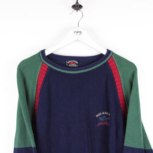 PAUL & SHARK Knit Sweatshirt Navy Blue | Large