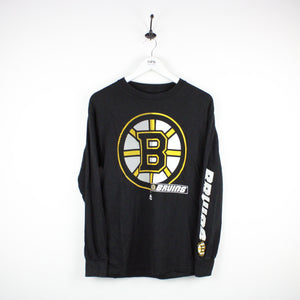 NHL MAJESTIC Boston BRUINS Sweatshirt Black | Medium