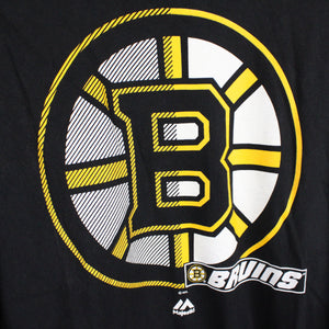 NHL MAJESTIC Boston BRUINS Sweatshirt Black | Medium