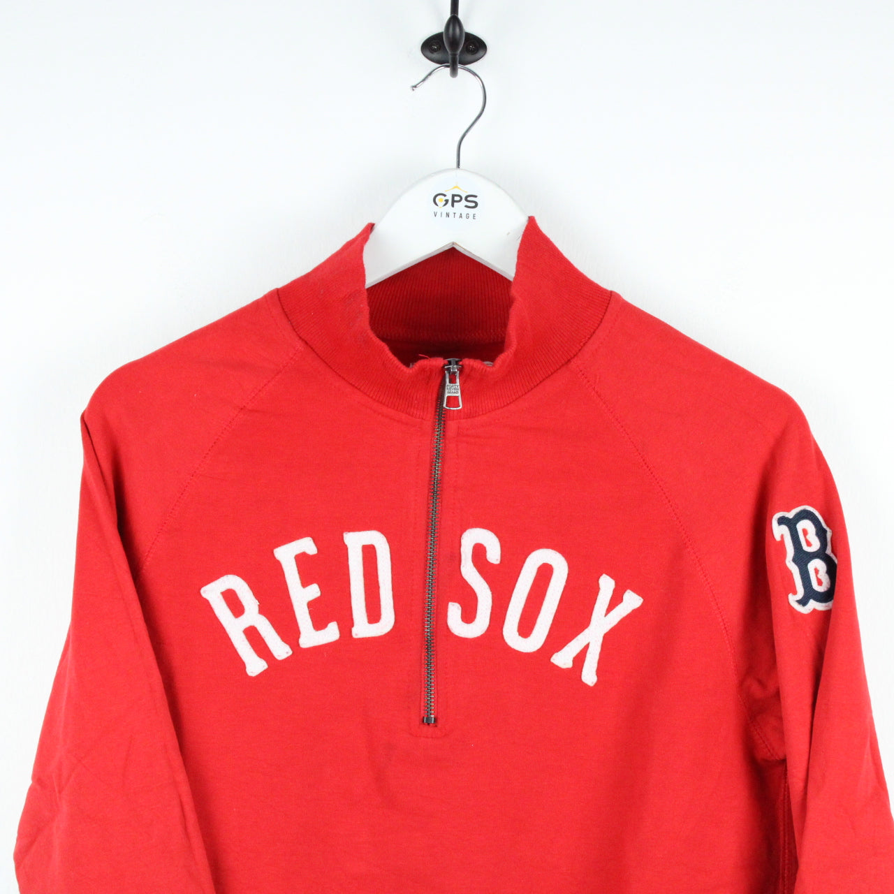 Boston RED SOX 1/4 Zip Sweatshirt | Small