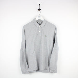 LACOSTE Polo Shirt Grey | Medium