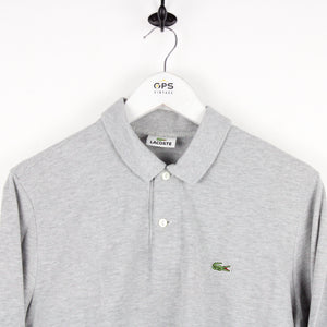 LACOSTE Polo Shirt Grey | Medium