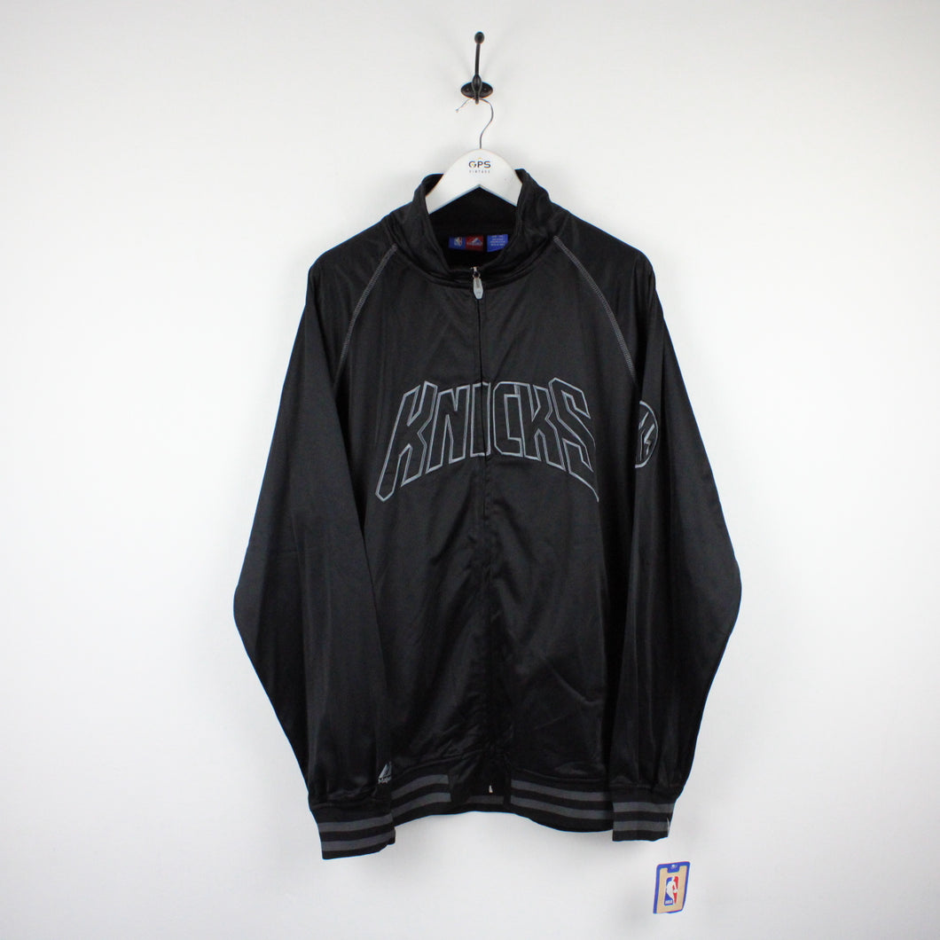 MAJESTIC New York KNICKS Track Top Black | XXL