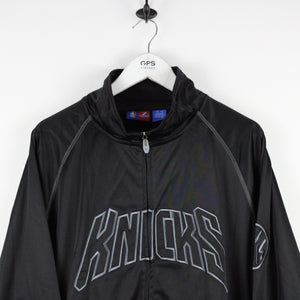 MAJESTIC New York KNICKS Track Top Black | XXL