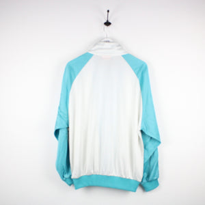 Vintage 90s ASICS Track Top White | Large