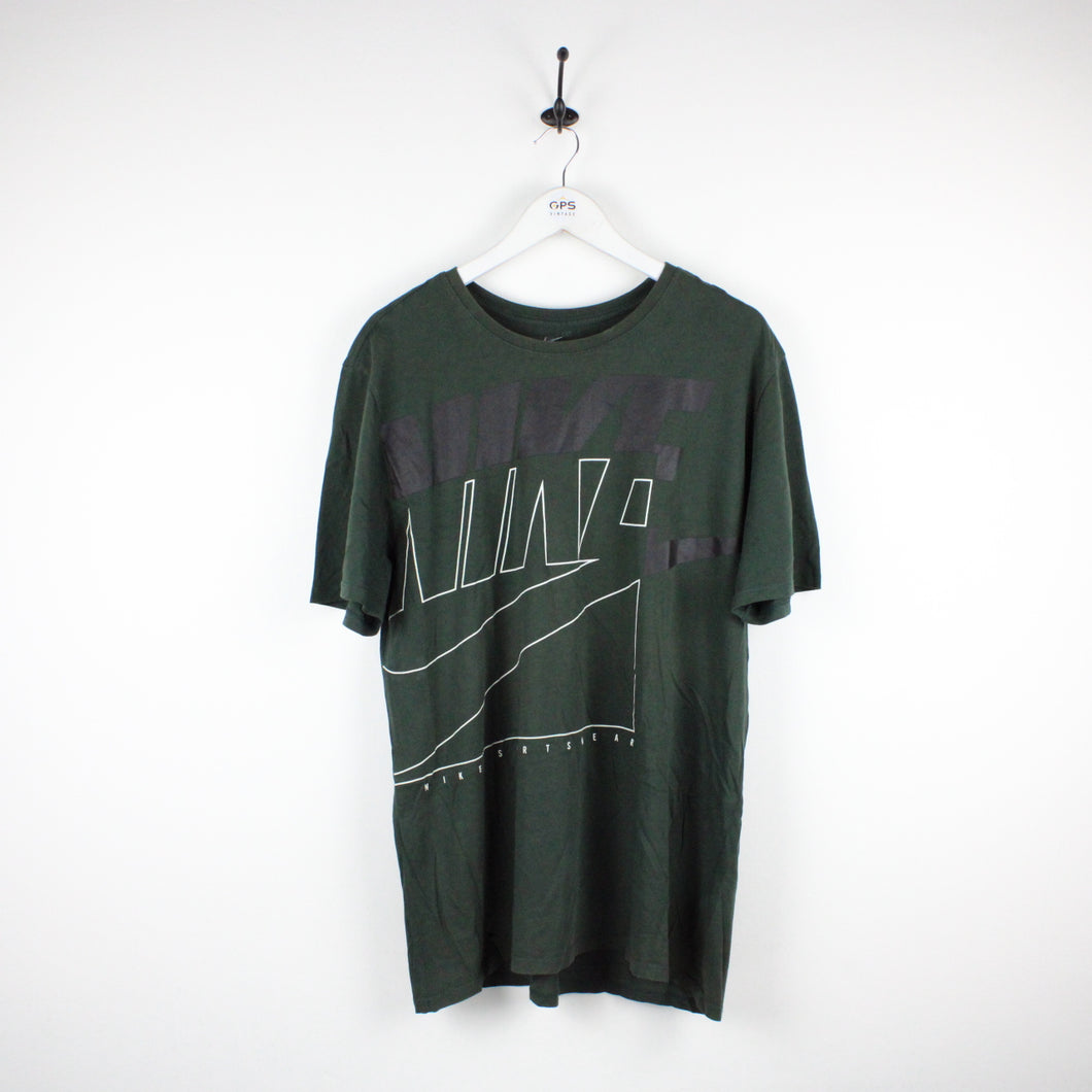 NIKE T-Shirt Green | XL