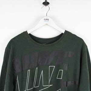 NIKE T-Shirt Green | XL