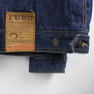 Vintage 90s FUBU Denim Jacket Blue | XXL