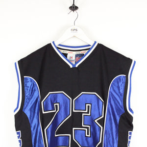 Vintage 90s KARL KANI Jersey Black | Medium