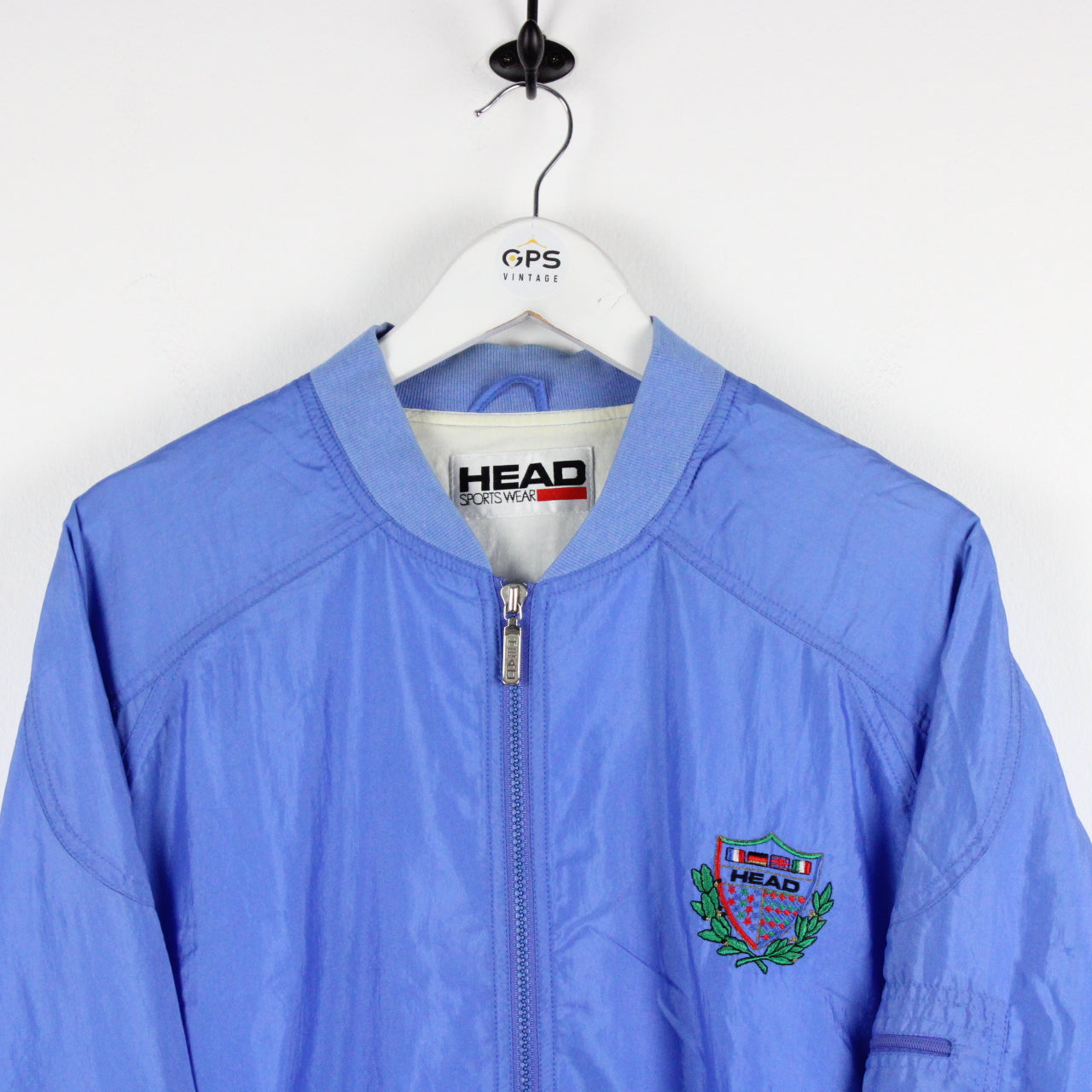 Vintage HEAD 90s Track Top Jacket Blue | Large – GPS Vintage