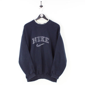 Mens NIKE 90s Sweatshirt Navy Blue | XXL