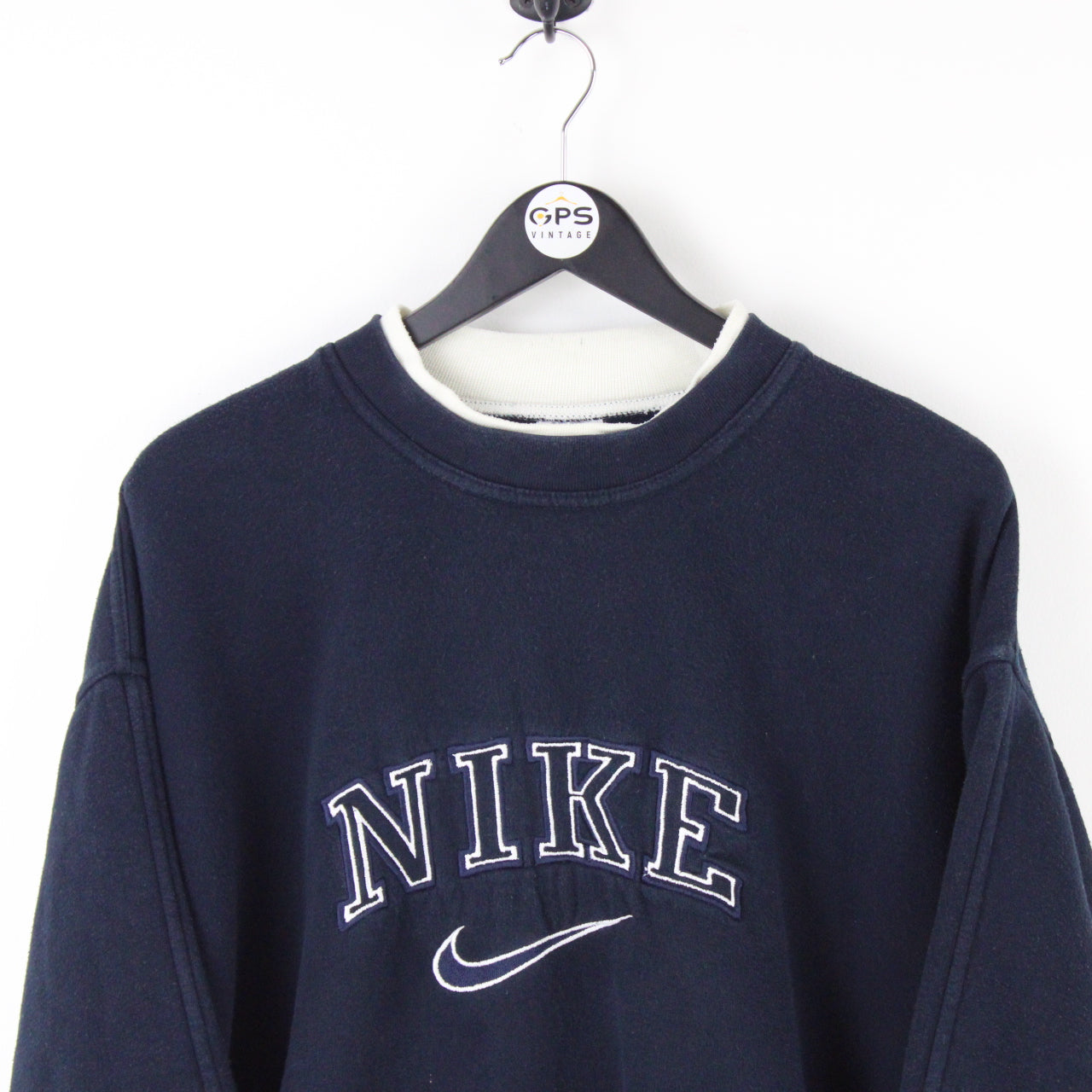 Vintage nike sweatshirt navy blue hot sale