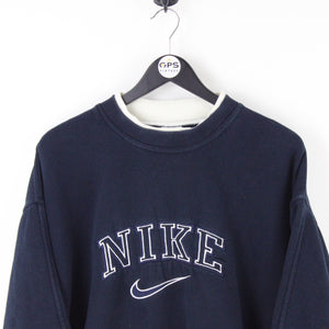 Mens NIKE 90s Sweatshirt Navy Blue | XXL