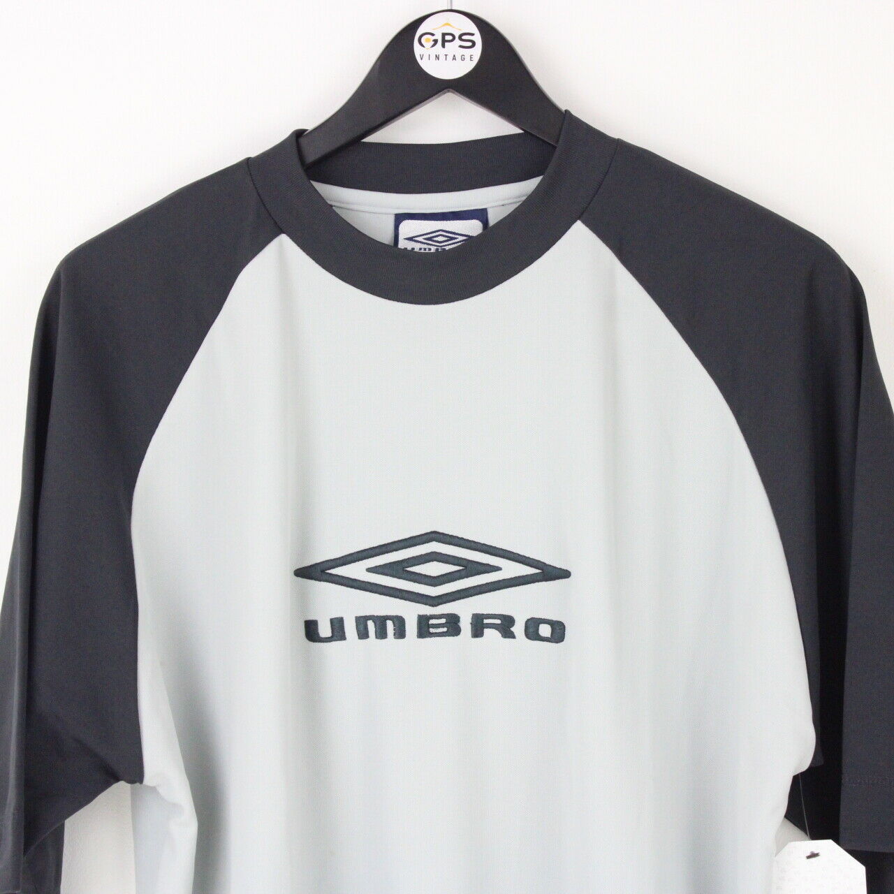 Mens UMBRO 00s T-Shirt Grey | XL – GPS Vintage