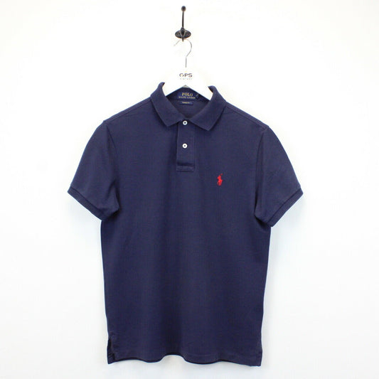 RALPH LAUREN Polo Shirt Navy Blue | Medium