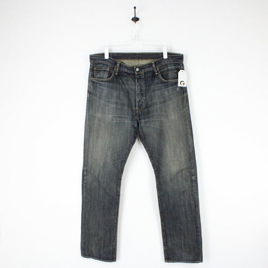 Mens LEVIS 501 Jeans Dark Blue | W40 L34