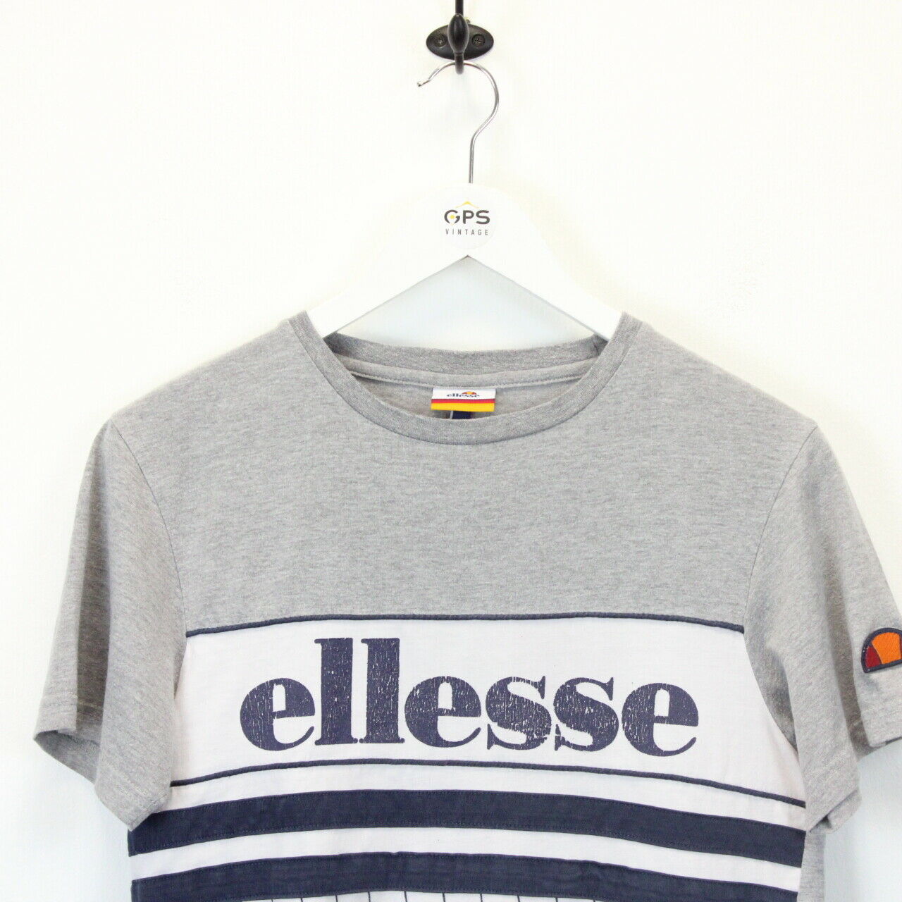 Womens ELLESSE T-Shirt Grey | XS