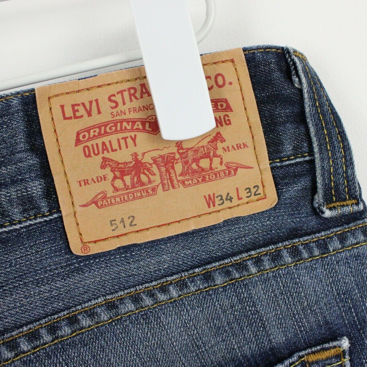 Mens LEVIS 512 Jeans Mid Blue | W34 L32