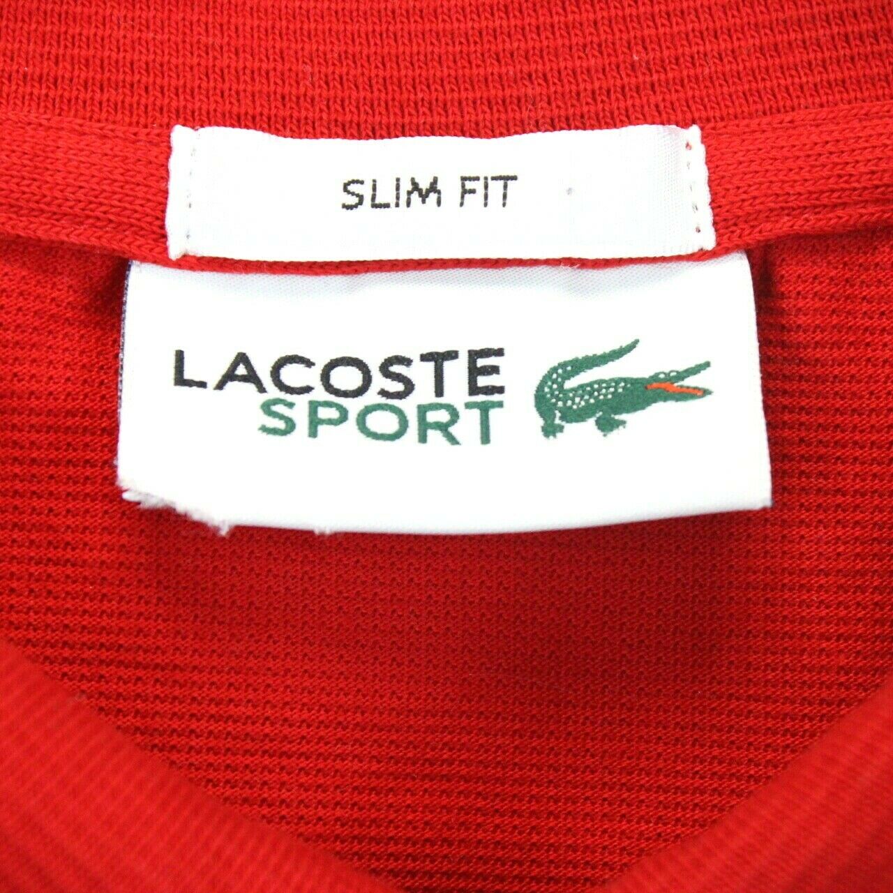 Lacoste on sale polo tag