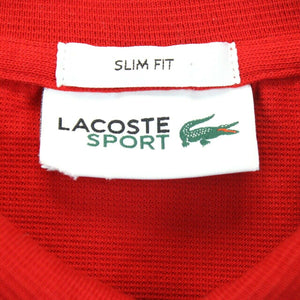 LACOSTE Polo Shirt Red | XL