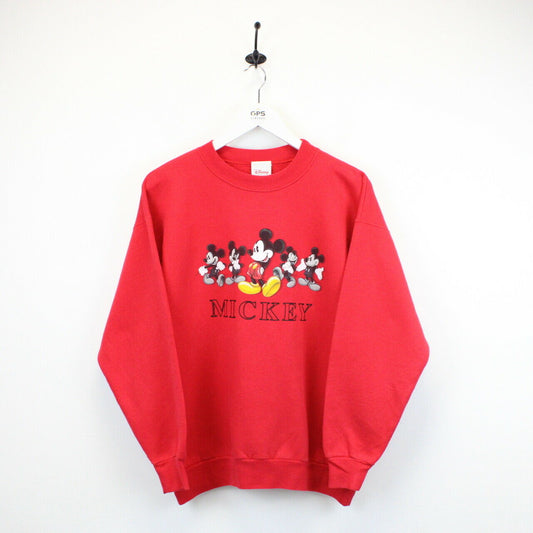 DISNEY 90s Sweatshirt Red | Medium