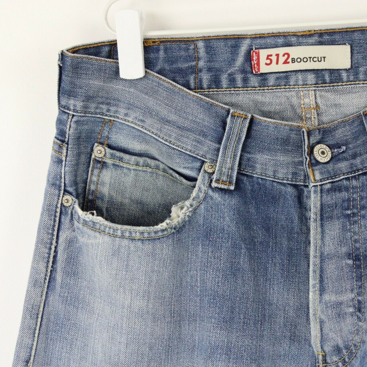 Mens LEVIS 512 Jeans Mid Blue | W34 L32