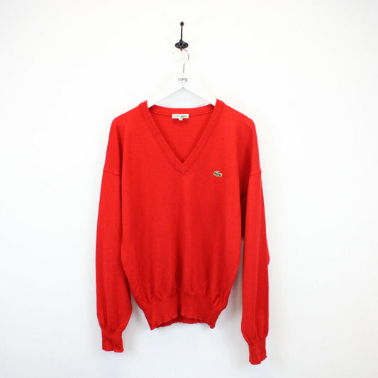 LACOSTE Knit Sweatshirt Red | Medium