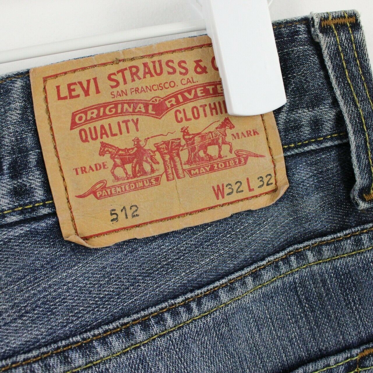 Mens LEVIS 512 Jeans Mid Blue | W32 L32