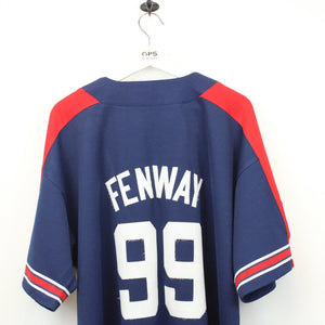 MLB 90s STARTER Boston RED SOX Jersey Navy Blue | XXL