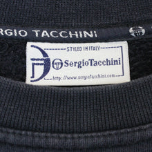 Load image into Gallery viewer, Womens SERGIO TACCHINI 90s Sweatshirt Navy Blue | Small
